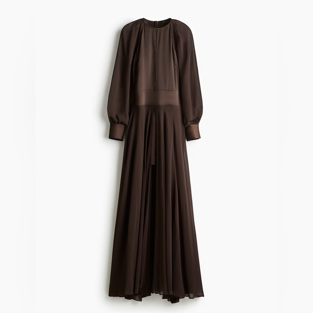Hm Lorena Saravia satin maxi dress